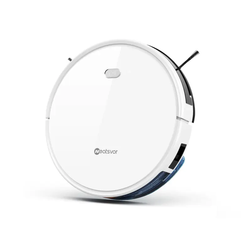 Neatsvor X500  med gulvvask hvid - Moppefunktion - 3000 PA - Bedst i test støvsuger til hundehår dyrehår - Vacuum Robotstøvsuger