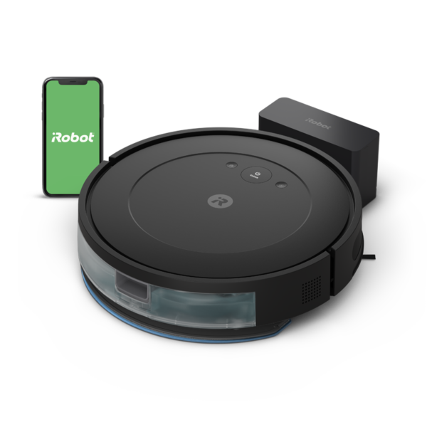 Roomba Combo® Essential og -gulvmoppe sort Robotstøvsuger