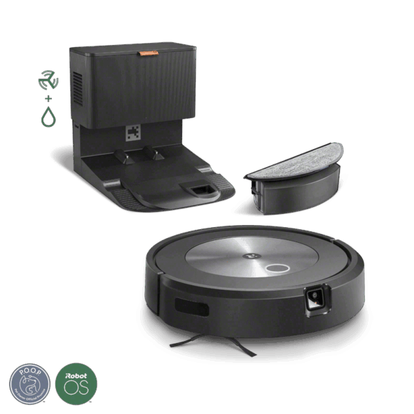 Roomba Combo® j5+ og -gulvmoppe Robotstøvsuger