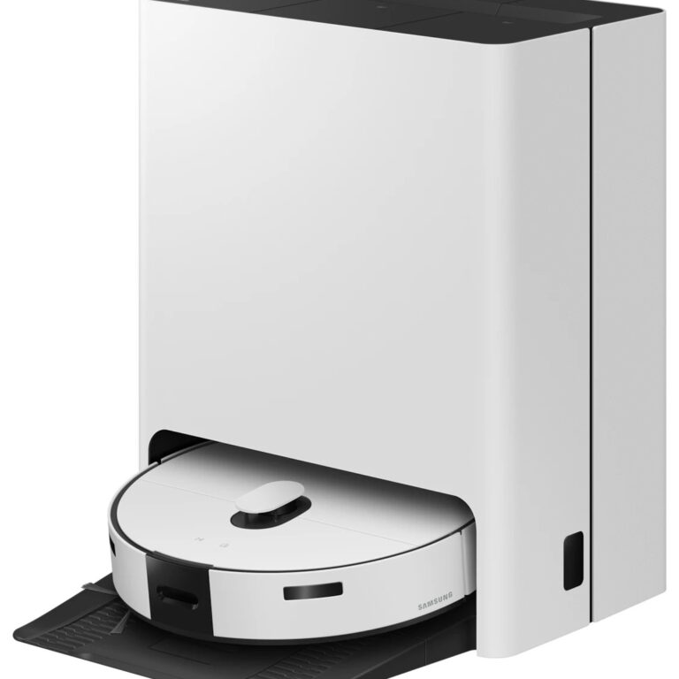 Samsung Jet Bot Combo  og Moppe - 70W, All-in-One Clean Station med Auto Steam - Satin Grå Robotstøvsuger